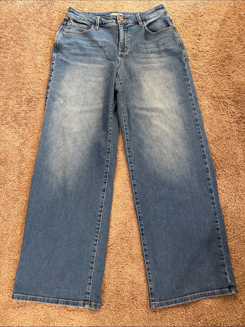 Maurices Everflex High Rise Wide Leg Jeans